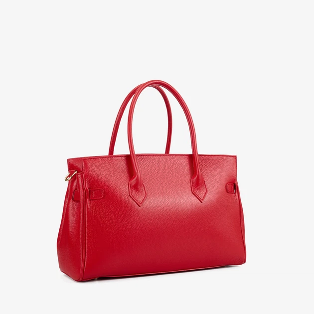 Сумка женская кожаная тоут большая Regina Notte Tote 4020 Красный - изображение 3