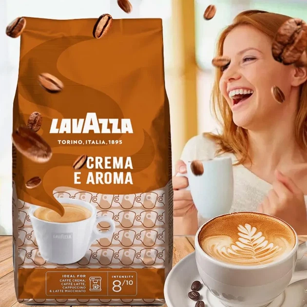 Зернова кава Lavazza Crema e Aroma 900г (21) - зображення 2