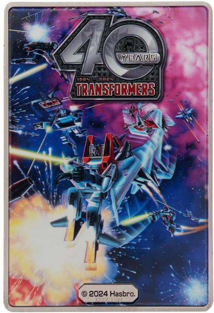 Plakietka kolekcjonerska Fanattik TRANSFORMERS 40th Anniversary Decepticons Limited Edition (5060948294539) - obraz 5