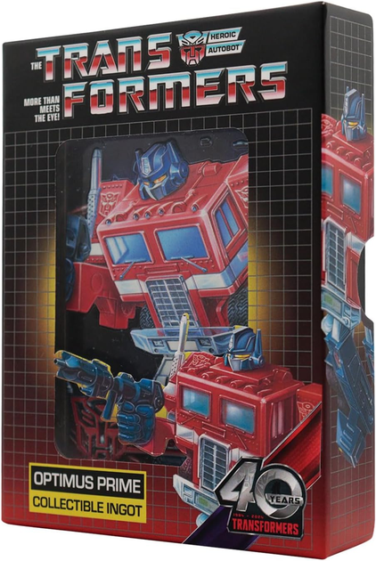 Plakietka kolekcjonerska Fanattik TRANSFORMERS 40th Anniversary Autobots Limited Edition (5060948294638) - obraz 1