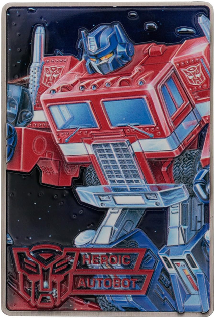 Plakietka kolekcjonerska Fanattik TRANSFORMERS 40th Anniversary Autobots Limited Edition (5060948294638) - obraz 2