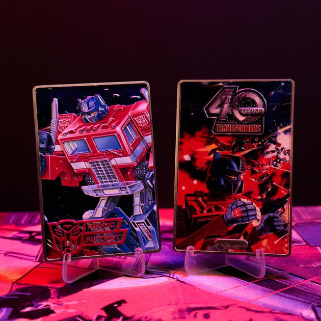 Plakietka kolekcjonerska Fanattik TRANSFORMERS 40th Anniversary Autobots Limited Edition (5060948294638) - obraz 10