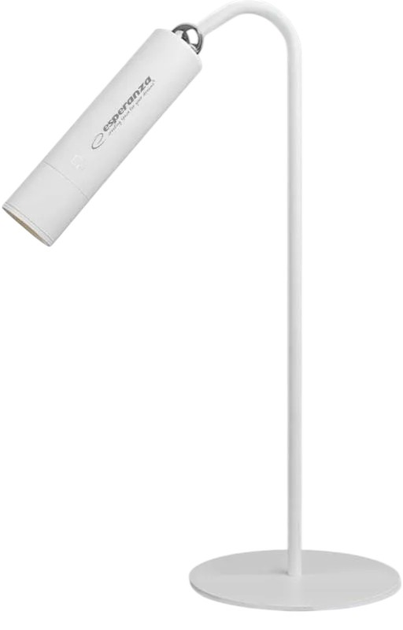 Lampa biurkowa Esperanza Agena Biała - obraz 1