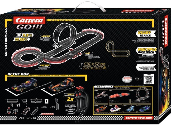 Перегоновий трек Carrera Go Super Formula 5.3 м (20062604) (4007486626041) - зображення 2