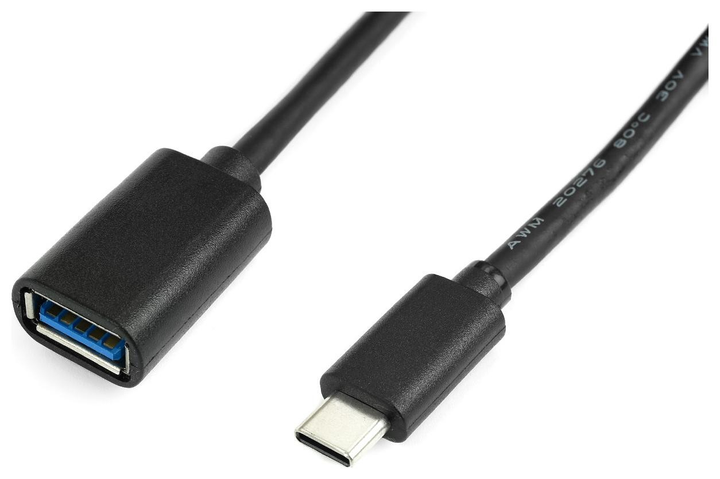 Kabel Accura USB Type-C - USB 3.1 Type-A M/F 0.15 m (5904726952603) - obraz 1