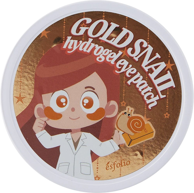 Набір патчів під очі Esfolio Gold Snail гідрогелевих 60 шт (ZES8809386880792) - зображення 1