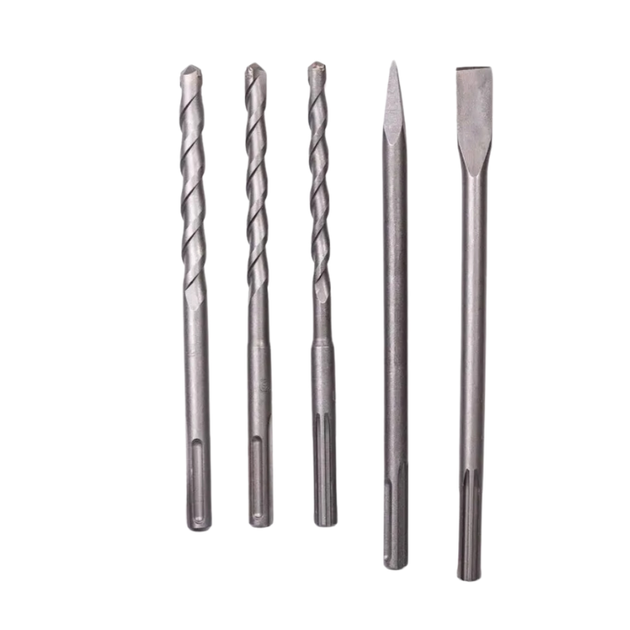 Перфоратор електричний в кейсі для дому Krafftec, Прямий ударний будівельний перфоратор дриль - зображення 4