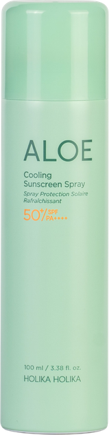 Сонцезахисний спрей Holika Holika Aloe Ice Cooling SPF 50+ 100 мл (8806334394172) - зображення 1