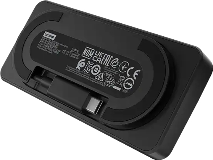 Stacja dokująca Lenovo USB-C Dual Display Travel Dock Black (40B90000WW) - obraz 7