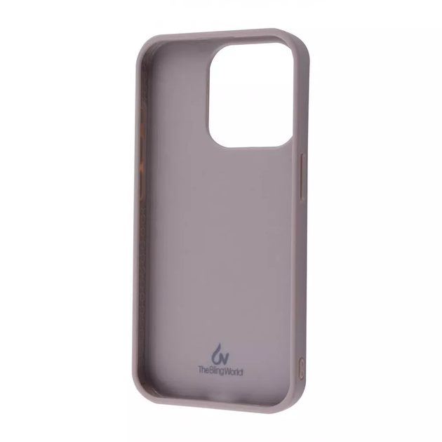 Защитный чехол для iPhone 16 Pro Max, Bling World Rock Diamond, термопластичный поликарбонат, Gray titanium - изображение 2