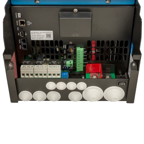 Гібридний інвертор із чистою синусоїдою Victron Energy EasySolar-II GX 48/3000/35-32, 1 фаза, 2.4 кВт, 48 В, 70A, Wi-Fi, Blue - зображення 2