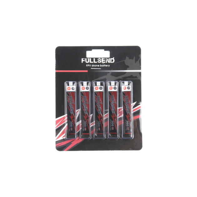 Акумулятор Fullsend 1S HV 300mAh 40C Lipo з роз'ємом PH2.0 (5шт. в упаковці) - изображение 2