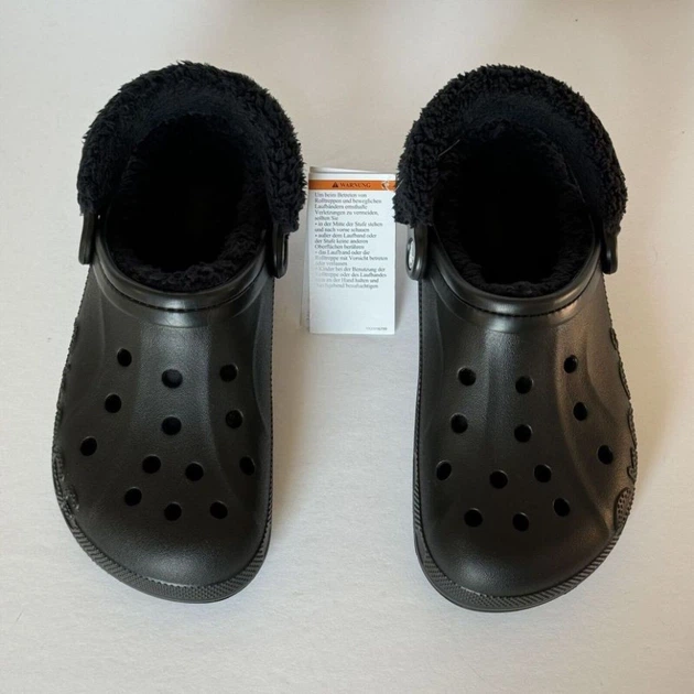 Чоловічі Крокс Бая Теплі Чорні Crocs Baya Lined Clog Black (42-43, чорний) - Фото 12 Чоловічі Крокс Бая Теплі Чорні Crocs Baya Lined Clog Black (42-43, чорний) - изображение 12