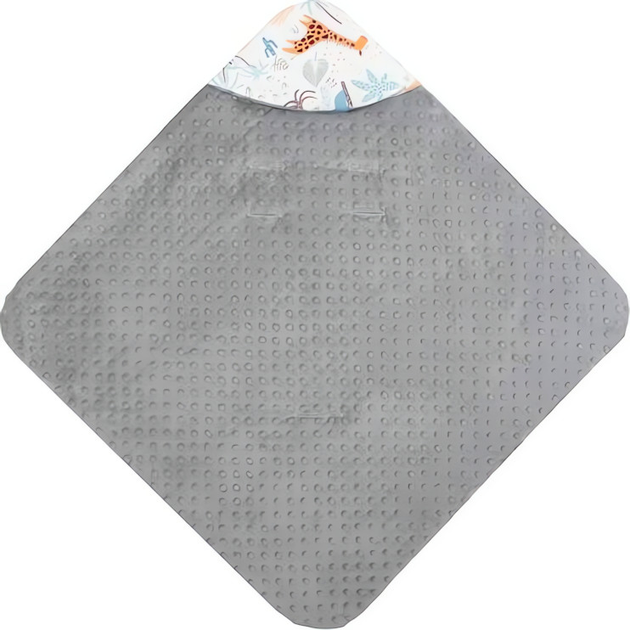 Kocyk do fotelika samochodowego Springos dwustronny z kapturem 77x77 cm (5907719491950) - obraz 6