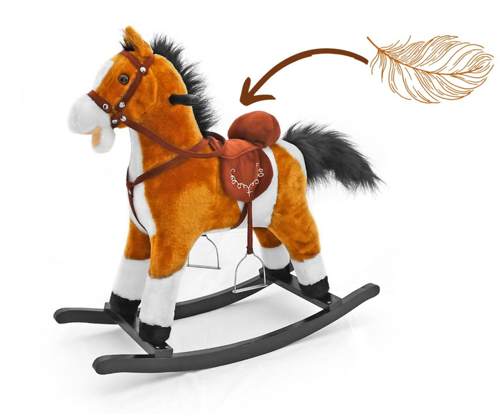 Konik na biegunach Milly Mally Mustang jasny brąz (5907717434164) - obraz 5