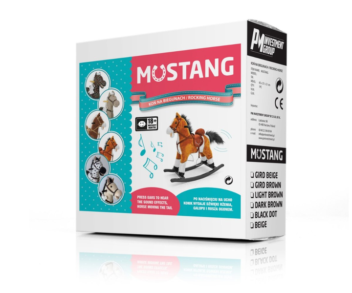 Konik na biegunach Milly Mally Mustang jasny brąz (5907717434164) - obraz 6