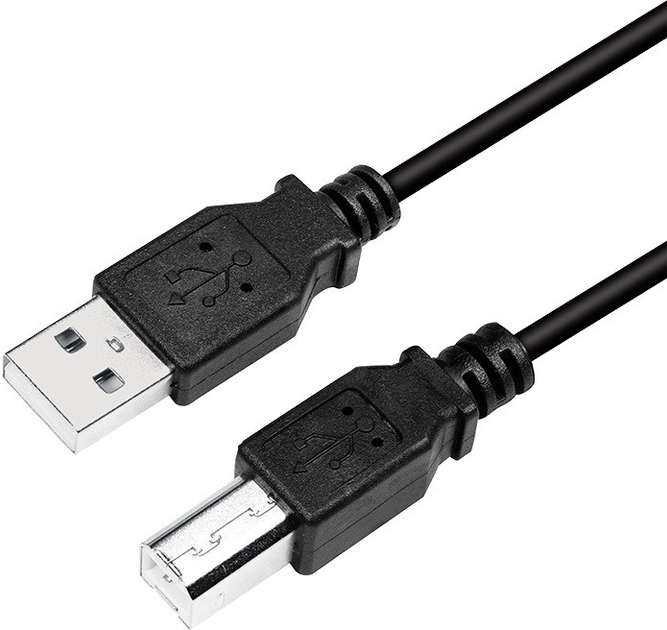 Kabel Logilink USB-B 3 m Black (CU0008B) - obraz 1