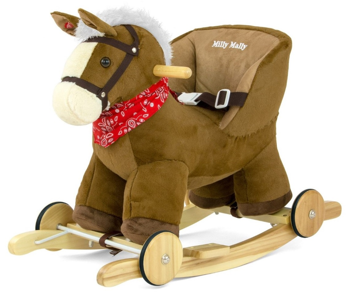 Konik na biegunach Milly Mally Polly Dark Brown (5901761123982) - obraz 1