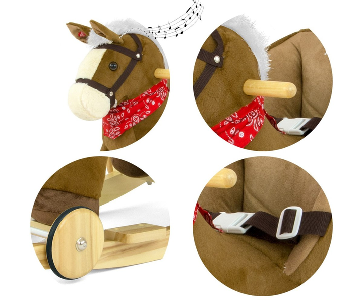 Konik na biegunach Milly Mally Polly Dark Brown (5901761123982) - obraz 6