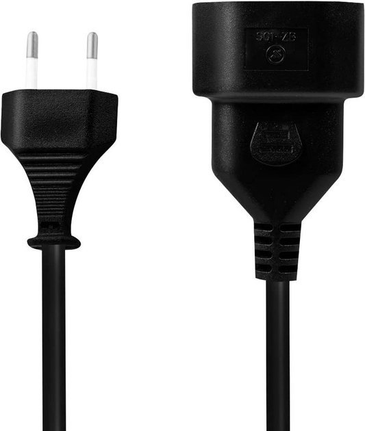 Кабель Logilink Euro CEE 7/16 1 m Black (CP122) - зображення 2