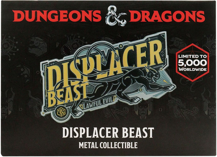 Plakietka Fanattik Dungeons & Dragons Displacer Beast Limited Edition (5060948294126) - obraz 3