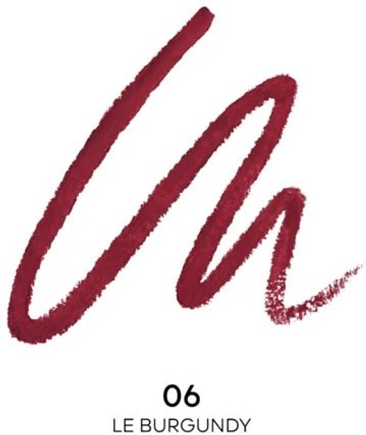 Konturówka do ust Guerlain Contour G 06 Le Burgundy z temperówką 1.2 g (3346470439900) - obraz 2