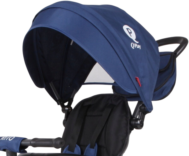 Rowerek trójkołowy Qplay Rito Plus Blue (0686268625249) - obraz 5