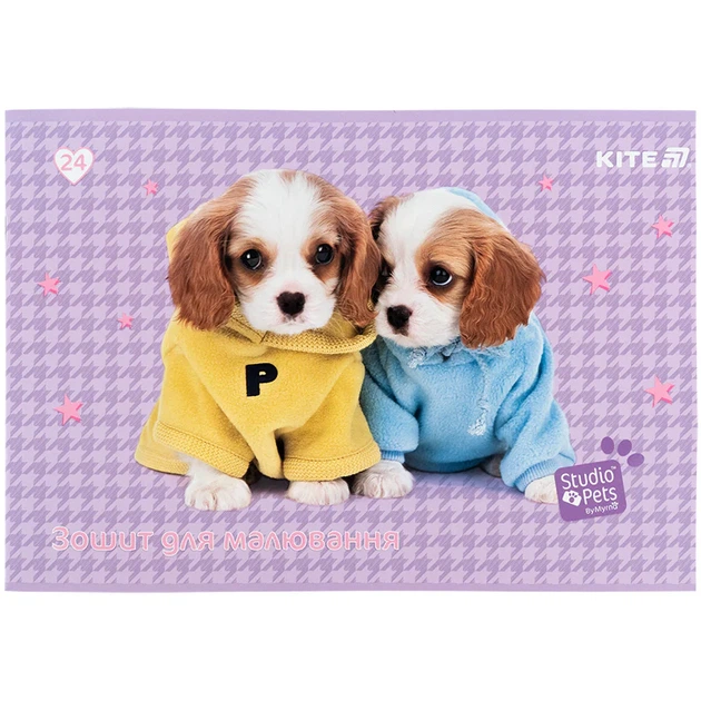 Набор альбомов для рисования Kite Studio Pets 24 листа A4 на скобе 12 шт (SP25-242) - Фото 7 Набор альбомов для рисования Kite Studio Pets 24 листа A4 на скобе 12 шт (SP25-242) - изображение 7
