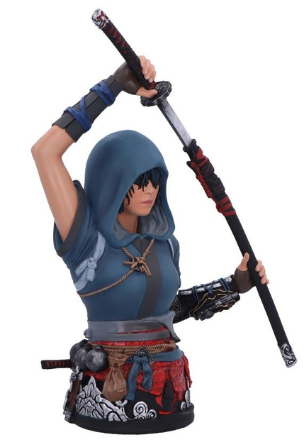 Figurka Nemesis Now Assassin's Creed Shadows Naoe Bust 30 cm (0801269155254) - obraz 4