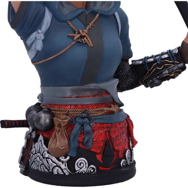 Figurka Nemesis Now Assassin's Creed Shadows Naoe Bust 30 cm (0801269155254) - obraz 6