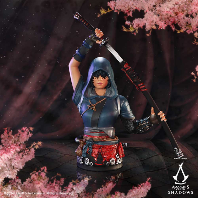 Figurka Nemesis Now Assassin's Creed Shadows Naoe Bust 30 cm (0801269155254) - obraz 8