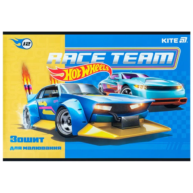 Набор альбомов для рисования Kite Hot Wheels 12 листов A4 на скобе 20 шт (HW25-241) - Фото 9 Набор альбомов для рисования Kite Hot Wheels 12 листов A4 на скобе 20 шт (HW25-241) - изображение 9