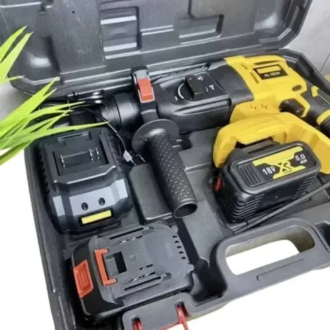 Аккумуляторный бесщеточный перфоратор с двумя аккумуляторами 18V 5Ah в кейсе ударный PD2A-18-M2 - Фото 5 Аккумуляторный бесщеточный перфоратор с двумя аккумуляторами 18V 5Ah в кейсе ударный PD2A-18-M2 - изображение 5