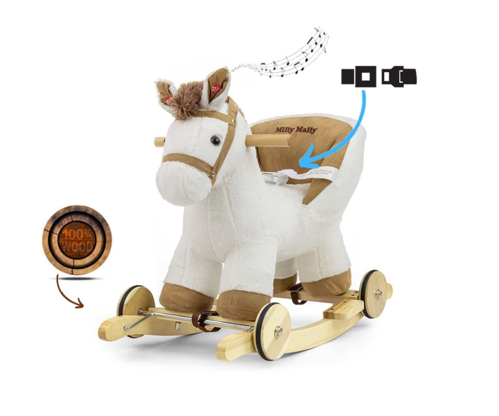 Konik na biegunach Milly Mally Polly White (5901761128666) - obraz 7