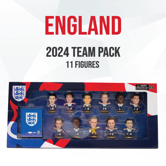 Zestaw figurek SoccerStarz England Team Pack 2024 Version 11 szt (5056122523434) - obraz 3