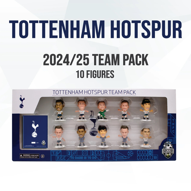 Набір фігурок SoccerStarz Spurs Team Pack 2024/25 Version Classic Kit 10 шт (5056122524127) - зображення 3