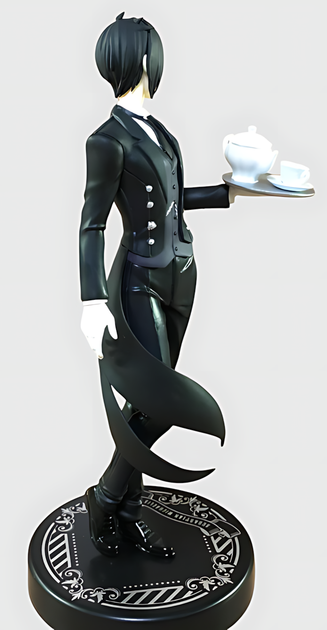 Фигурка FuRyu Тёмный дворецкий Себастьян Black Butler Sebastian Michaelis 20 см (8A4B46FCFB5A) - Фото 3 Фигурка FuRyu Тёмный дворецкий Себастьян Black Butler Sebastian Michaelis 20 см (8A4B46FCFB5A) - изображение 3