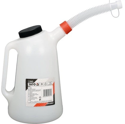 Лійка Yato пластикова для СТО з кришкою 3 л (YT-06983) - зображення 2
