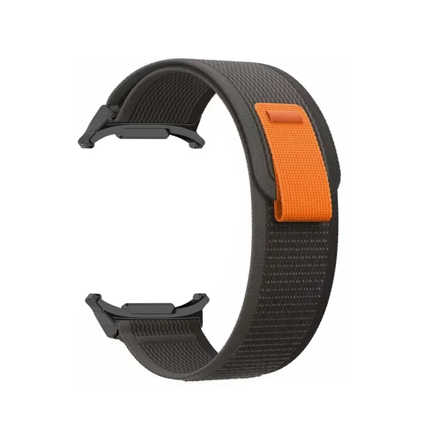 Нейлоновий ремінець broband Cloth Sport для Samsung Galaxy Watch Ultra (2024) - чорний - Фото 3 Нейлоновий ремінець broband Cloth Sport для Samsung Galaxy Watch Ultra (2024) - чорний - зображення 3
