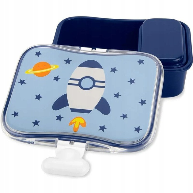 Контейнер для перекусів Skip Hop 700 мл Ракета Spark Style 9N779210 (0195861224334) - зображення 1