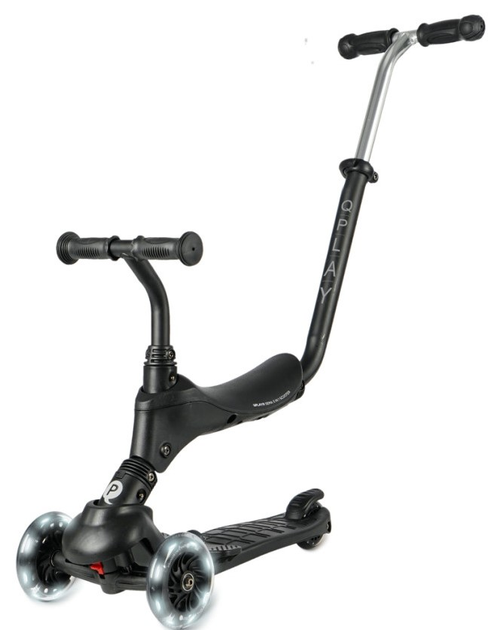 Самокат дитячий Qplay Sema Pro 3 в 1 Black (5690) (5061047481233) - зображення 10