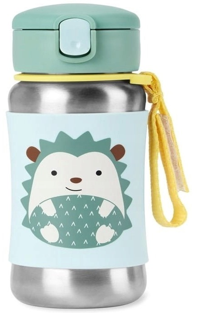 Дитяча термопляшка для води Skip Hop Їжак 350 мл ZOO (9S268810) (0197233130090) - зображення 1