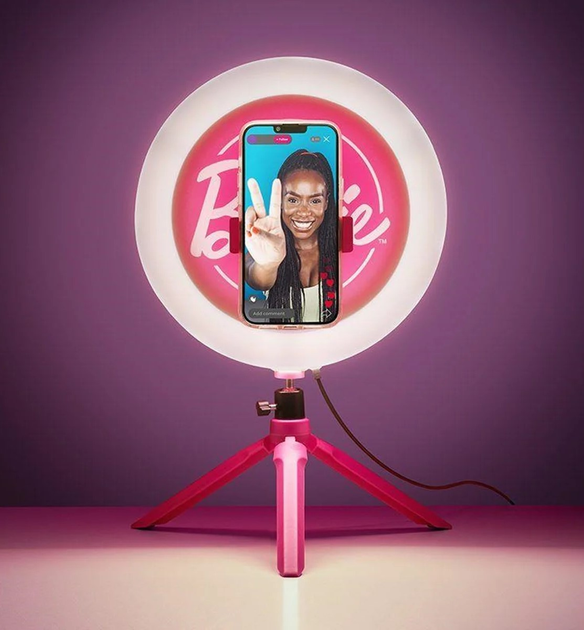 Лампа ‎‎Paladone Barbie Streaming Light With Filled Centre (5056577733129) - зображення 6