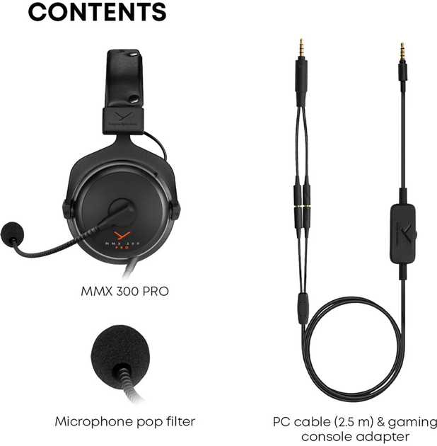 Słuchawki Beyerdynamic MMX 300 PRO (4010118730672) - obraz 4