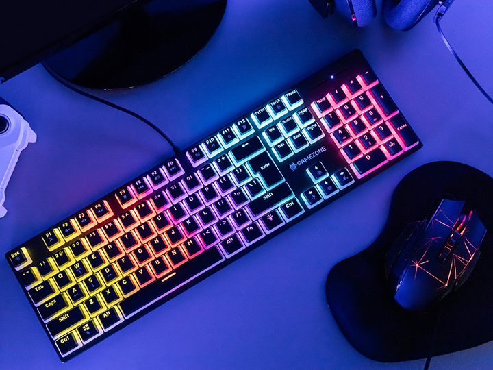 Klawiatura przewodowa Tracer Gamezone Unique Pudding USB Black (TRAKLA47397) - obraz 8