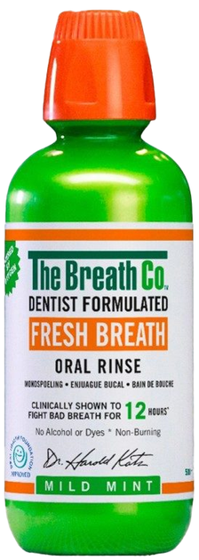 Płyn do płukania jamy ustnej The Breath Co Łagodna mięta 500 ml (697029041260) - obraz 1