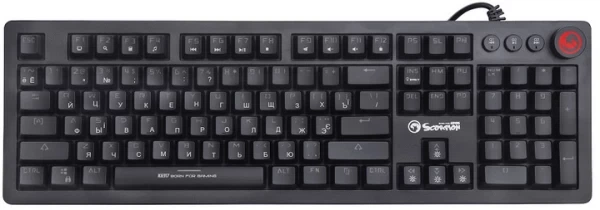 Клавіатура marvo kg917 механічна Multi-LED Mechanical Blue Switch usb - зображення 2