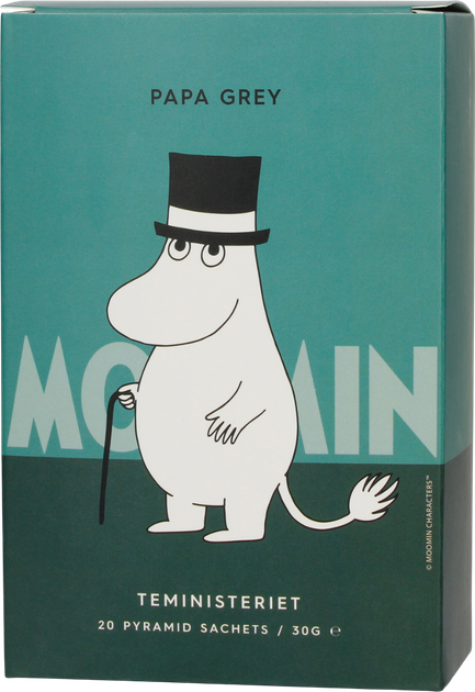 Чорний чай Teministeriet Moomin Papa Grey 20 шт (7340023002890) - зображення 1