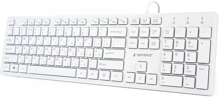 Клавіатура Gembird KB-MCH-03-W-UA - зображення 3