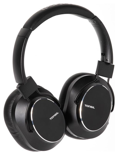 Słuchawki Tonsil R65BT Bluetooth ANC Black (5904209574445) - obraz 4